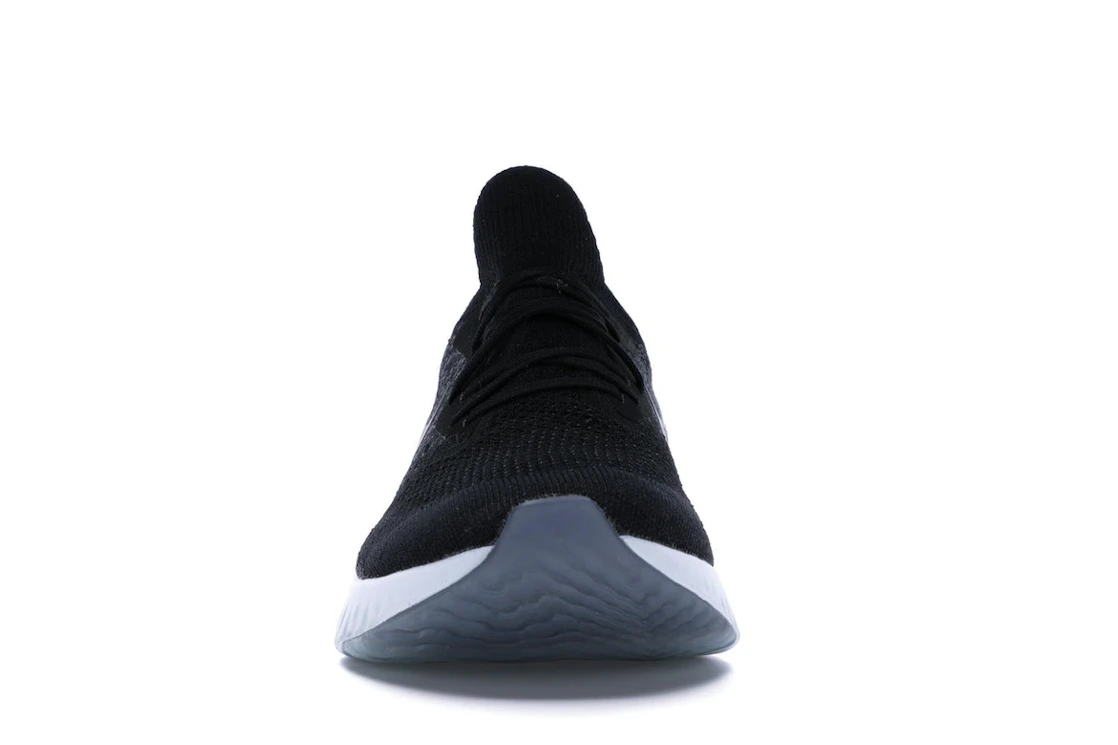 Vue 10 de Nike Epic React Flyknit Black Dark Grey