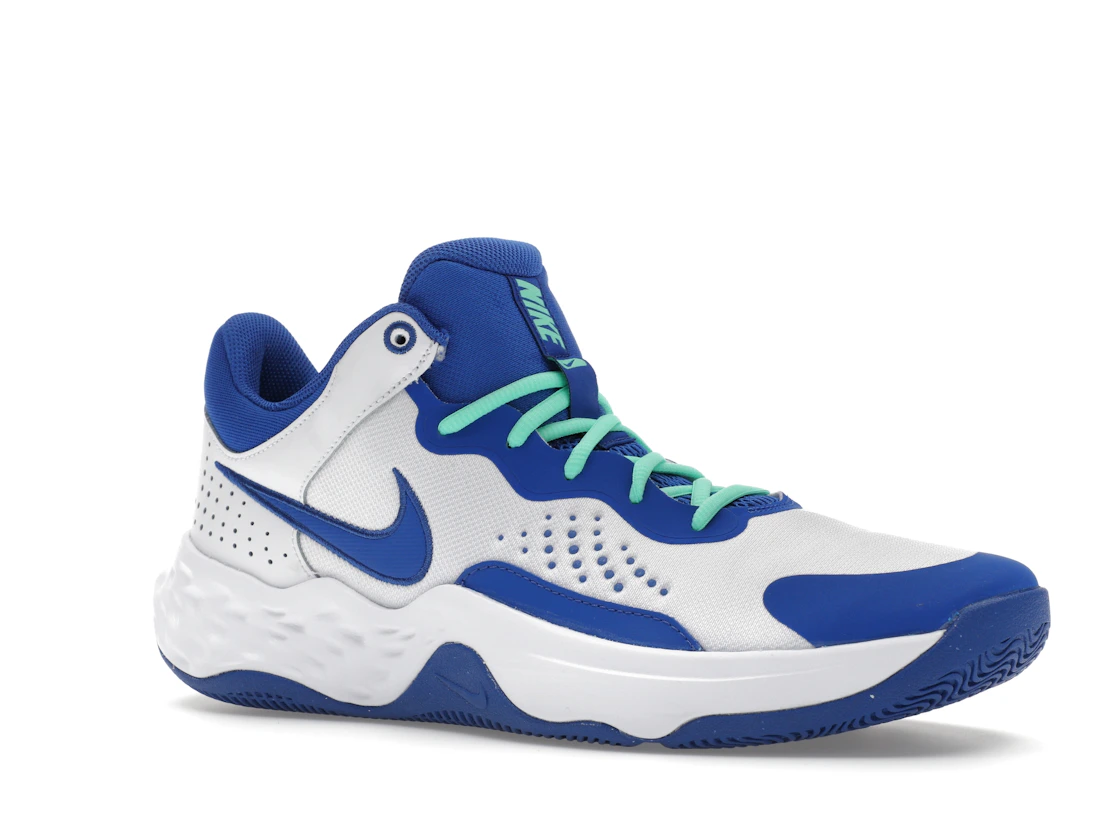 Vue 4 de Nike Fly.By Mid 3 White Game Royal