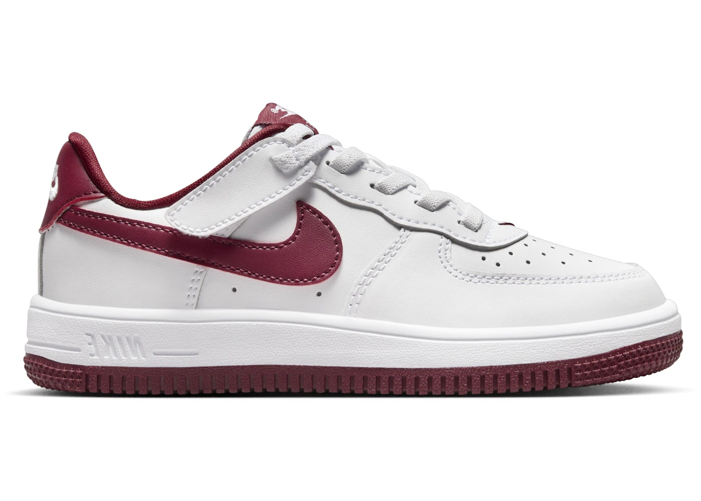 Nike Force 1 Low EasyOn White Team Red (PS)