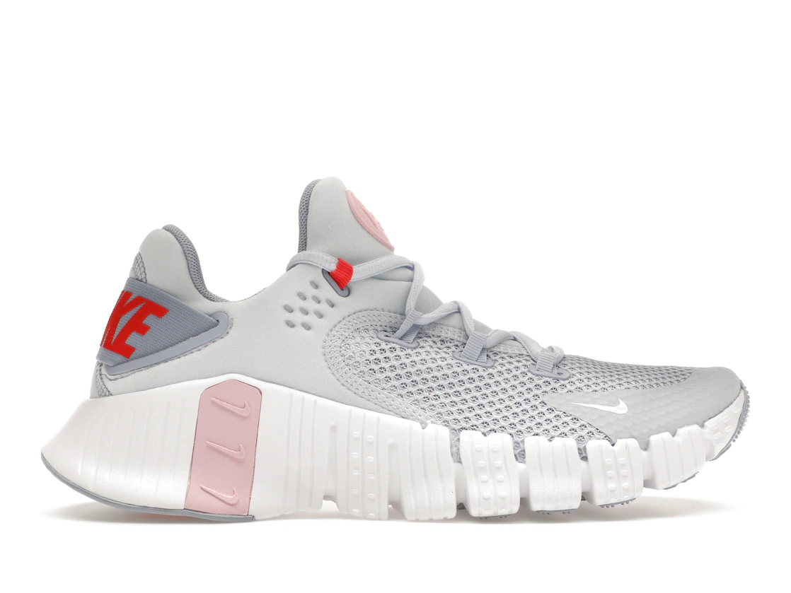 Vue 1 de Nike Free Metcon 4 Football Grey Soft Pink 