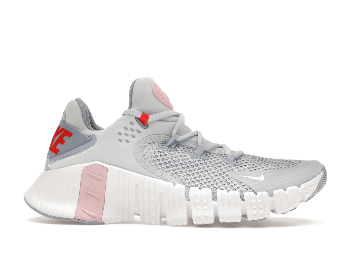 Vue 2 de Nike Free Metcon 4 Football Grey Soft Pink 