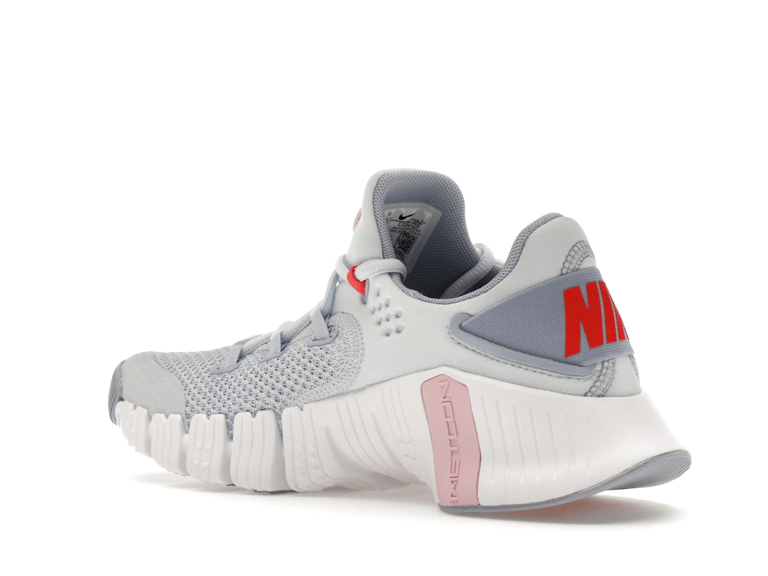 Vue 23 de Nike Free Metcon 4 Football Grey Soft Pink 
