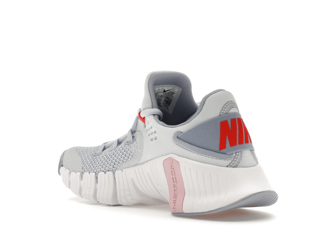 Vue 24 de Nike Free Metcon 4 Football Grey Soft Pink 