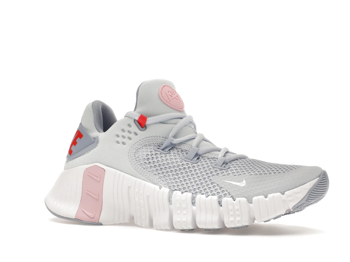Vue 4 de Nike Free Metcon 4 Football Grey Soft Pink 