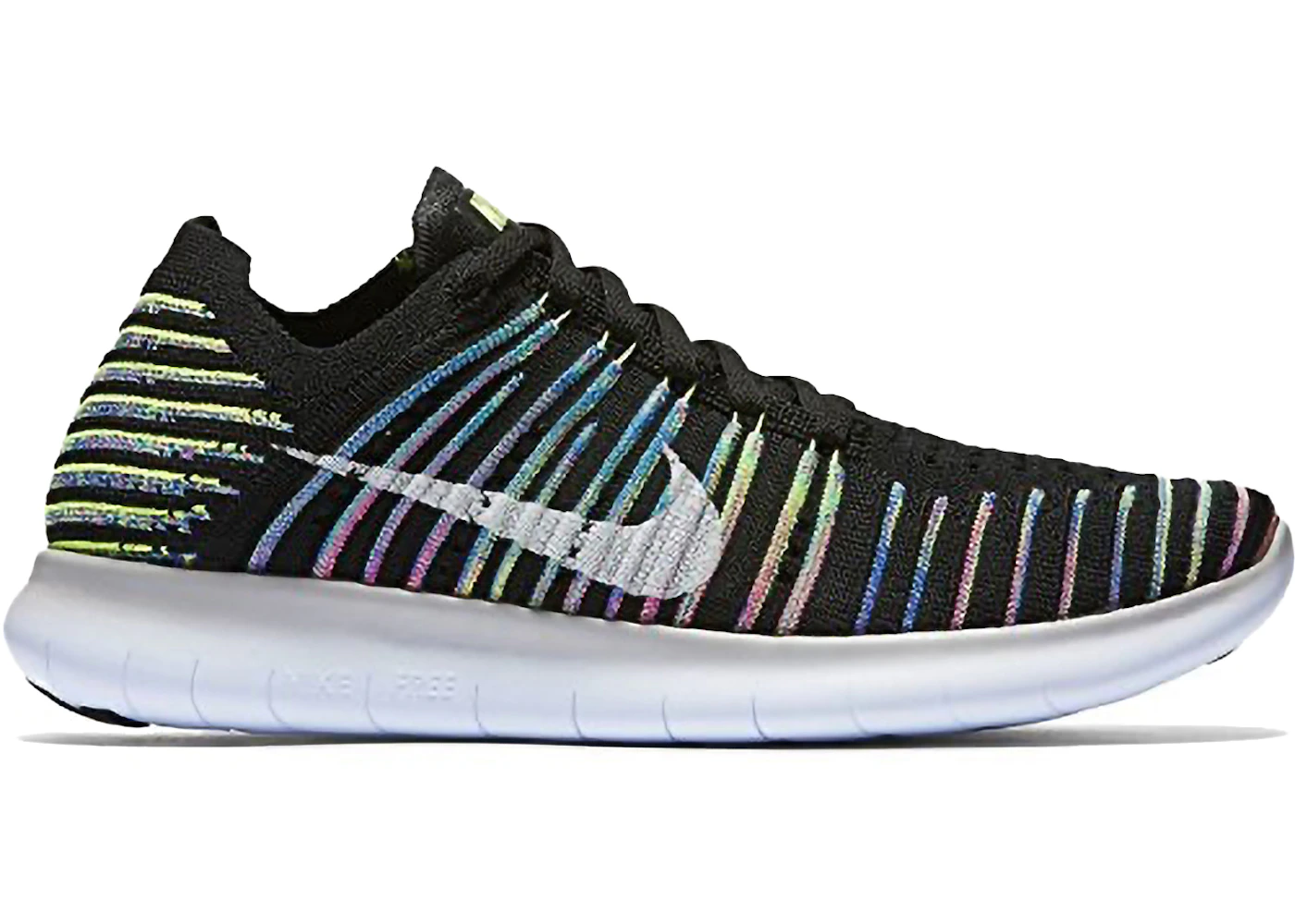Nike Free RN Flyknit Black Multi 