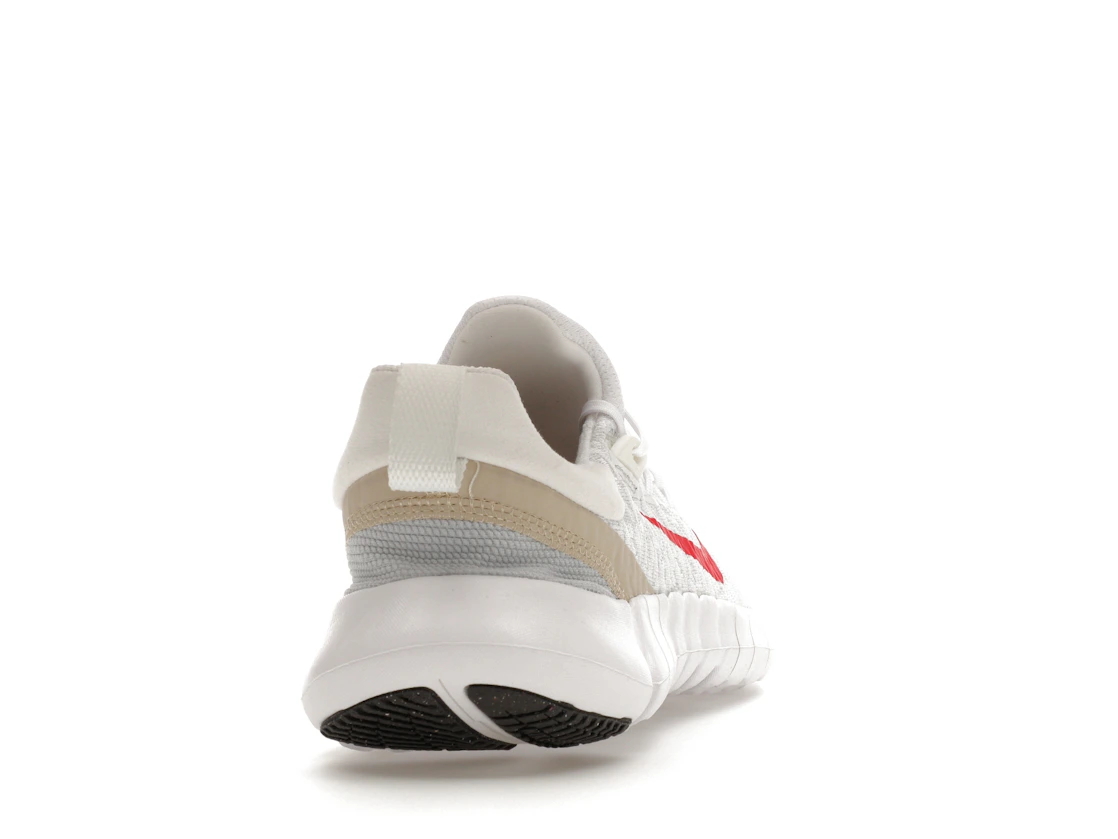 Vue 29 de Nike Free Run 5.0 Next Nature White Siren Red Sanddrift