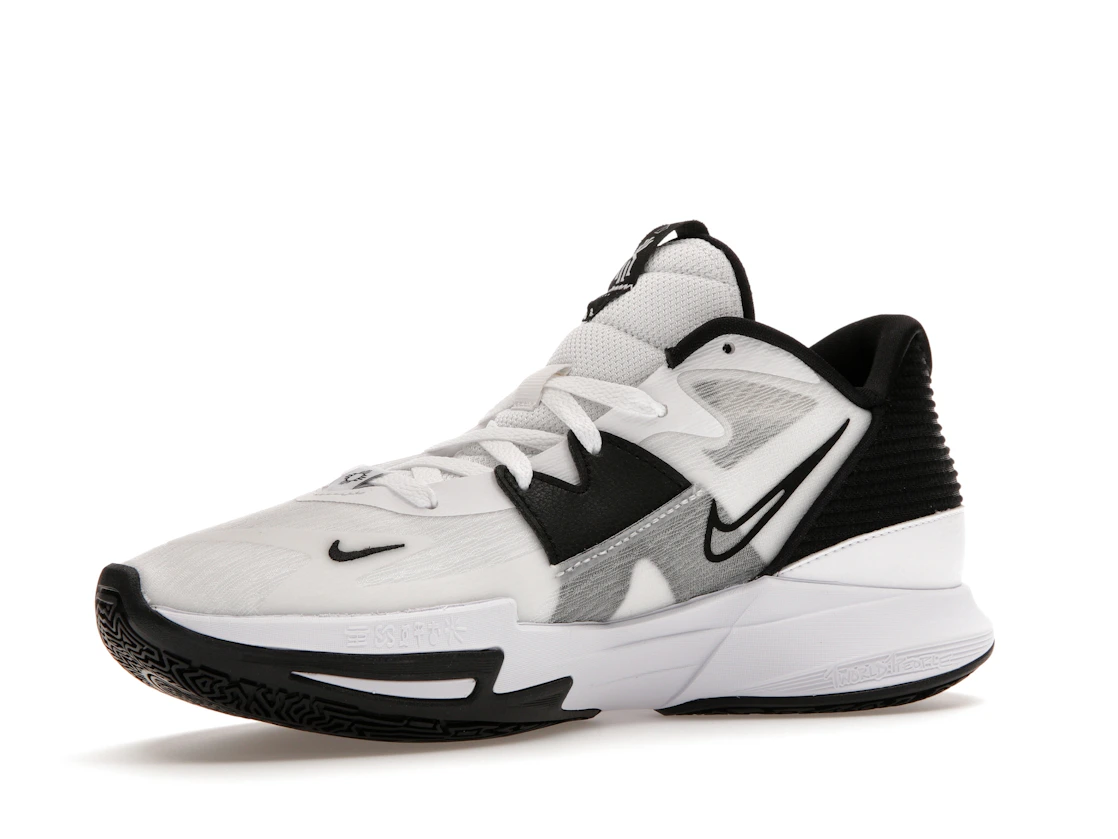 Vue 16 de Nike Kyrie 5 Low TB White Black
