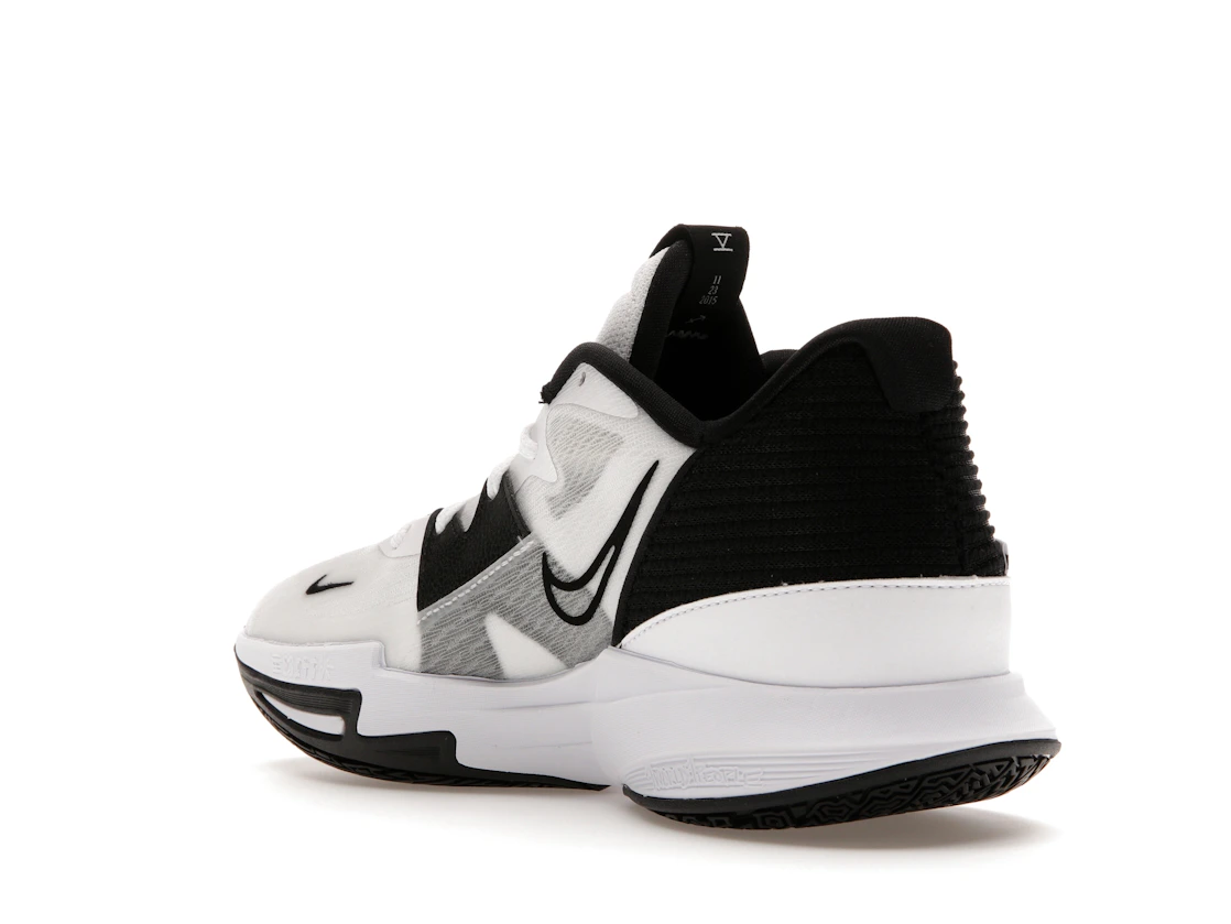 Vue 24 de Nike Kyrie 5 Low TB White Black