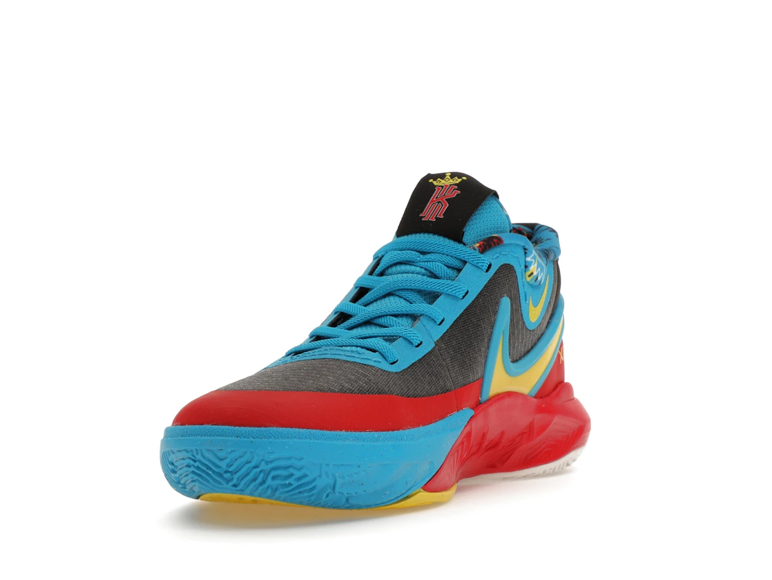 Vue 13 de Nike Kyrie 8 GO SE Black Blue Tour Yellow (PS)