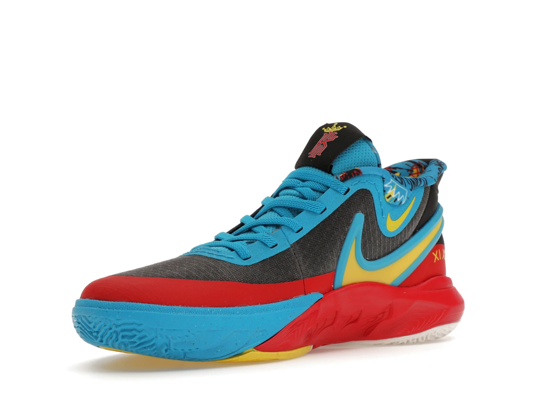 Vue 15 de Nike Kyrie 8 GO SE Black Blue Tour Yellow (PS)