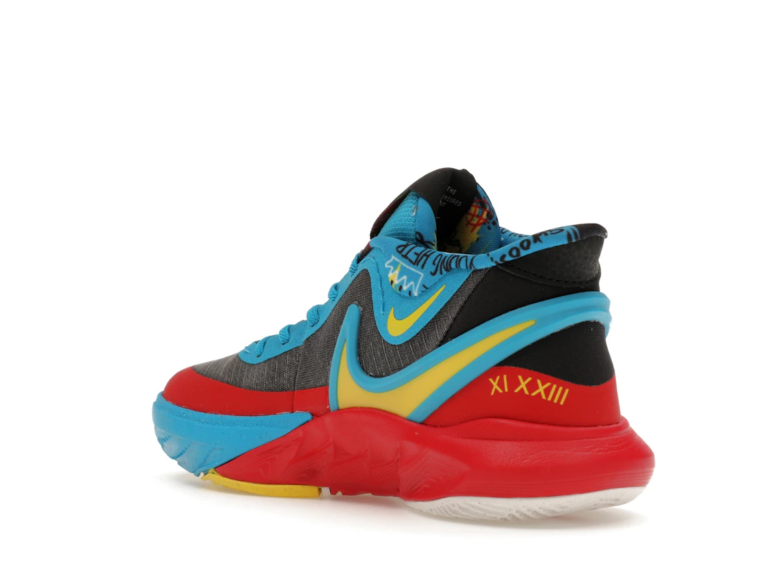 Vue 24 de Nike Kyrie 8 GO SE Black Blue Tour Yellow (PS)