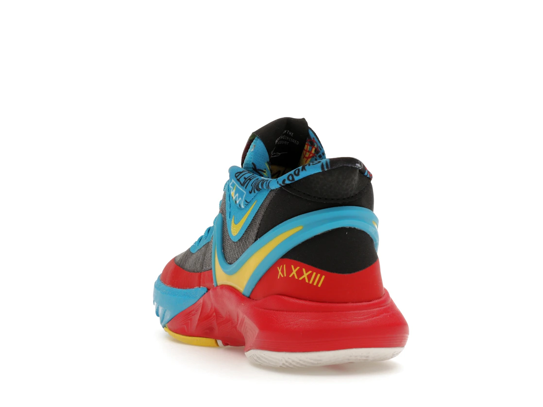 Vue 26 de Nike Kyrie 8 GO SE Black Blue Tour Yellow (PS)