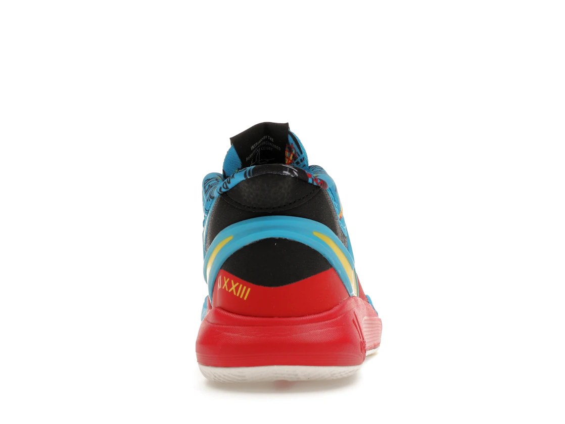 Vue 28 de Nike Kyrie 8 GO SE Black Blue Tour Yellow (PS)