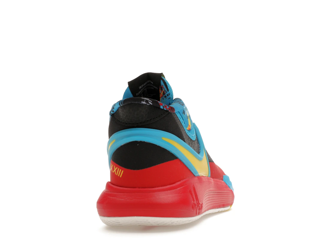 Vue 29 de Nike Kyrie 8 GO SE Black Blue Tour Yellow (PS)