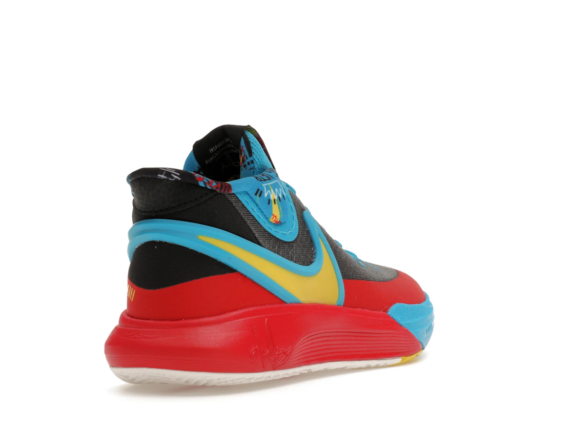 Vue 31 de Nike Kyrie 8 GO SE Black Blue Tour Yellow (PS)