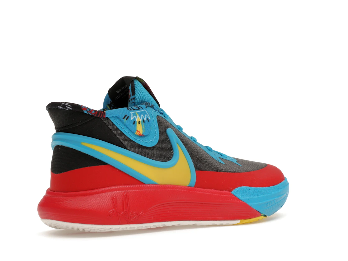 Vue 33 de Nike Kyrie 8 GO SE Black Blue Tour Yellow (PS)