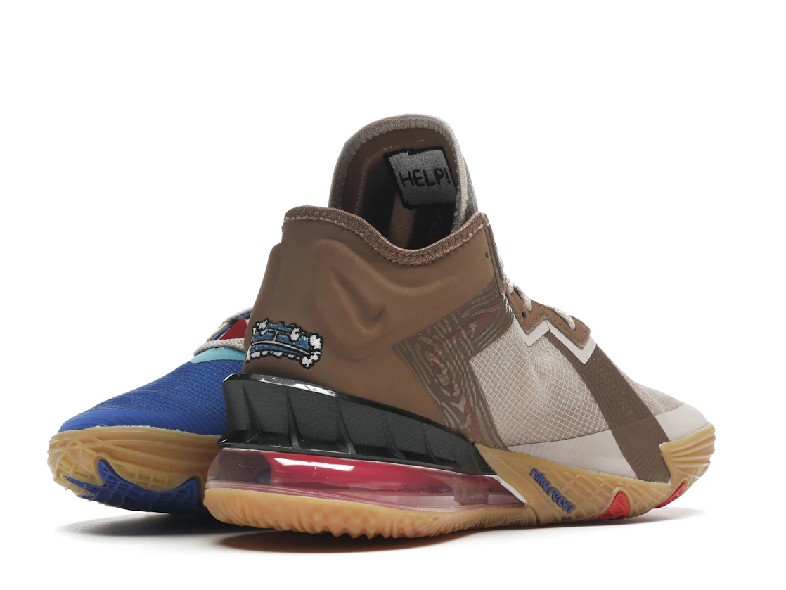 Vue 14 de Nike LeBron 18 Low Wile E. vs Roadrunner Space Jam