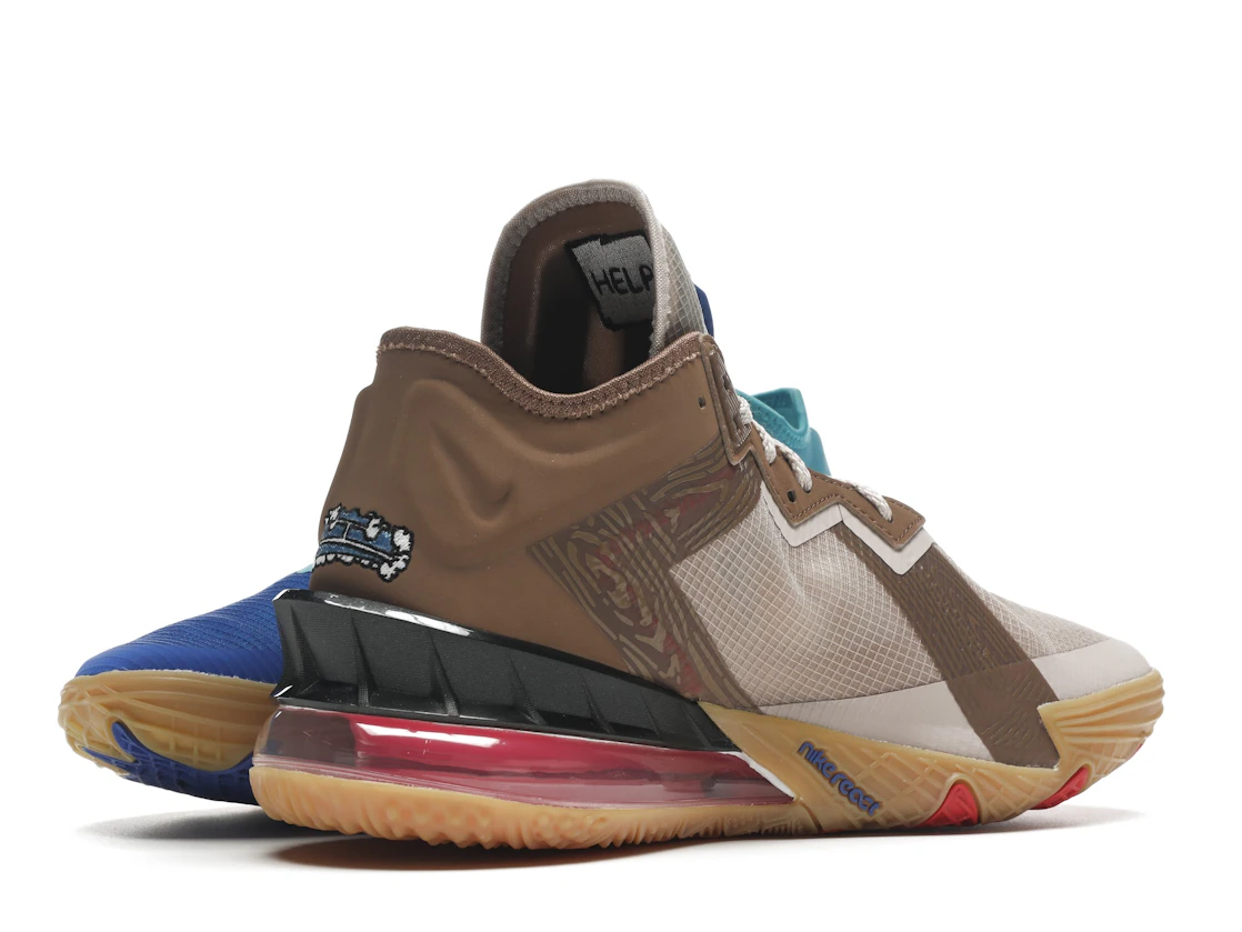 Vue 15 de Nike LeBron 18 Low Wile E. vs Roadrunner Space Jam
