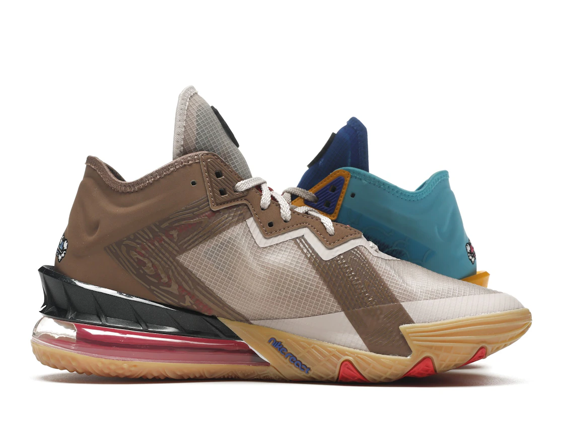 Vue 19 de Nike LeBron 18 Low Wile E. vs Roadrunner Space Jam