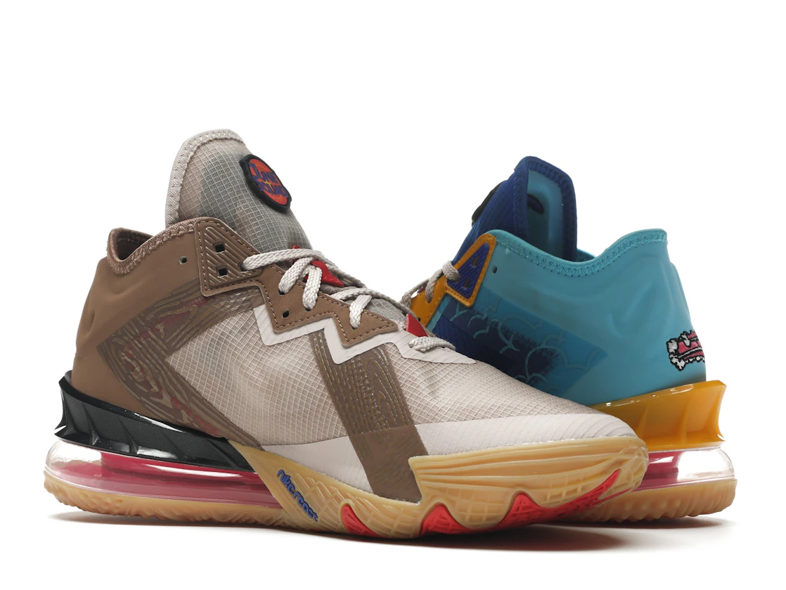 Vue 22 de Nike LeBron 18 Low Wile E. vs Roadrunner Space Jam