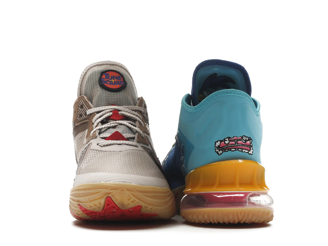 Vue 27 de Nike LeBron 18 Low Wile E. vs Roadrunner Space Jam