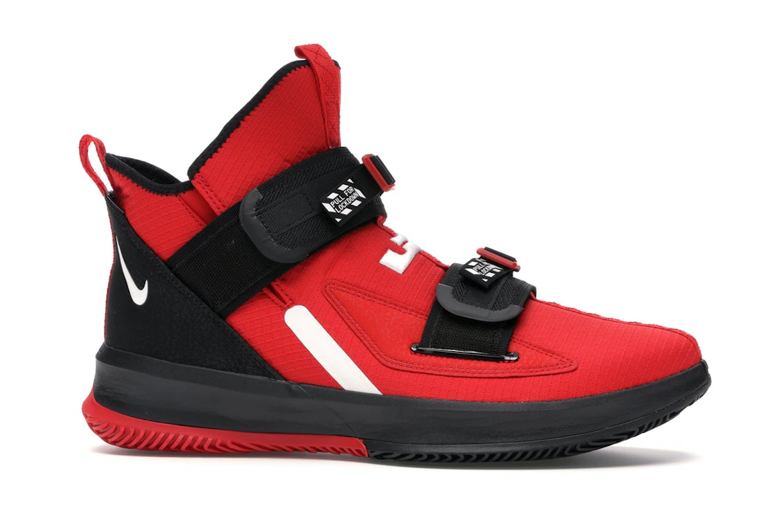Vue 2 de Nike LeBron Soldier 13 SFG University Red