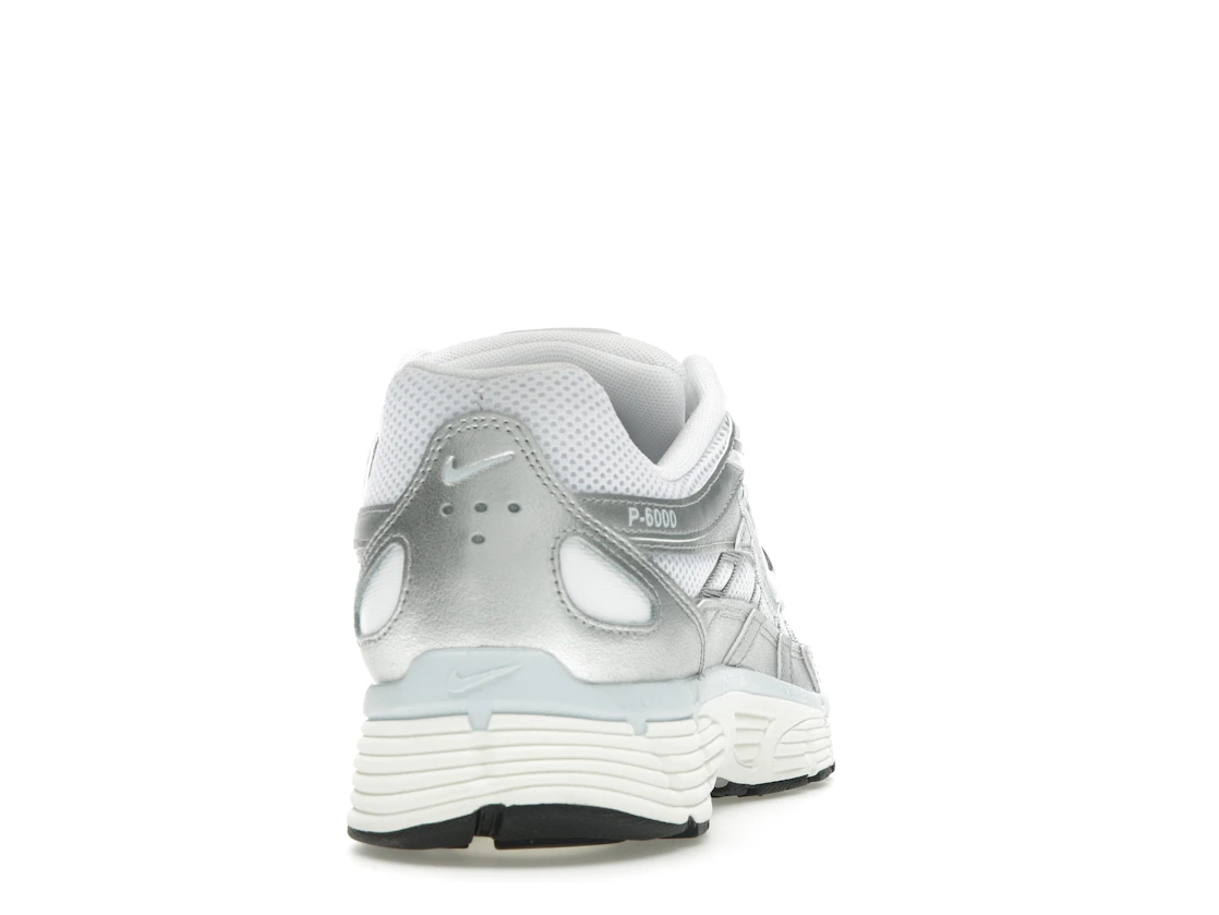 Vue 29 de Nike P-6000 White Blue Tint Sail Metallic Silver 