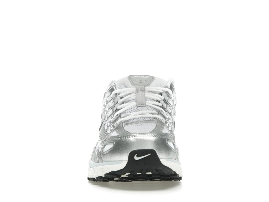 Vue 10 de Nike P-6000 White Blue Tint Sail Metallic Silver 
