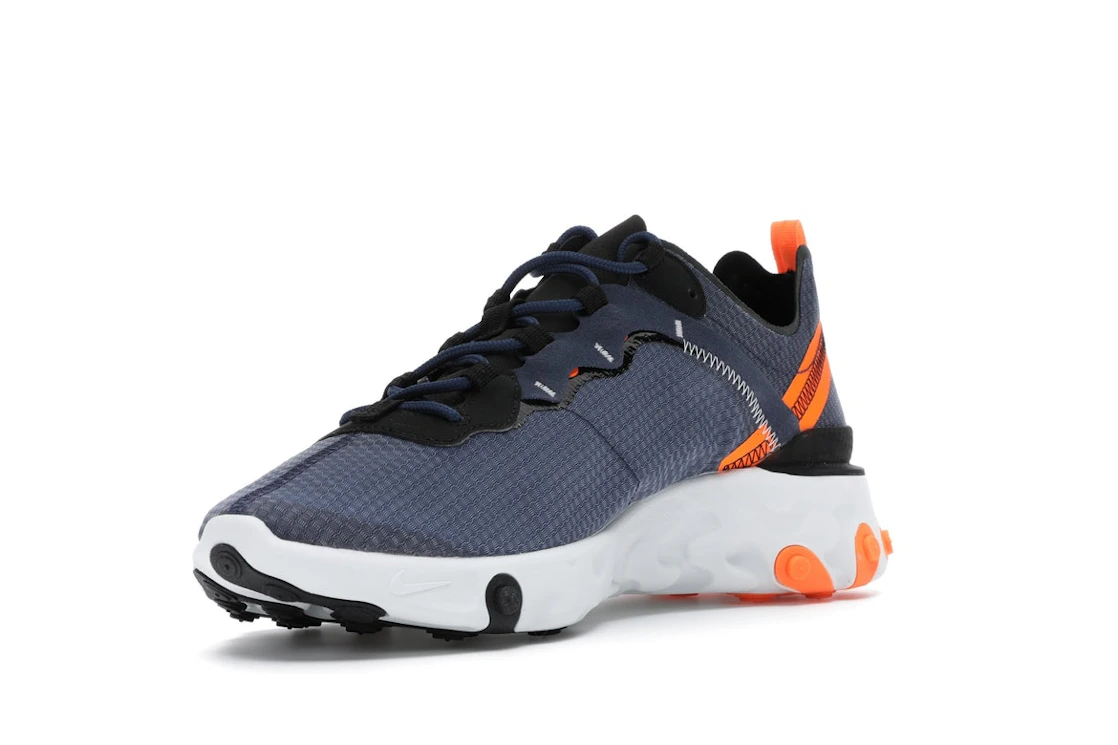 Vue 14 de Nike React Element 55 SE Midnight Navy Total Orange