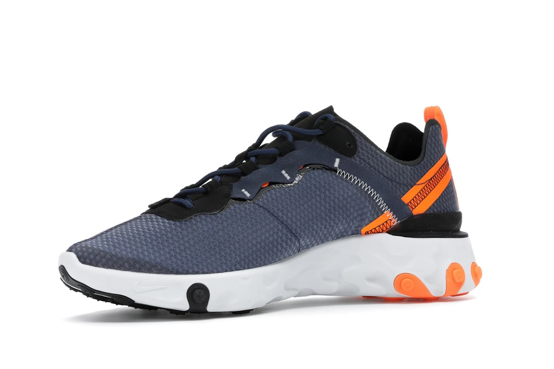 Vue 16 de Nike React Element 55 SE Midnight Navy Total Orange
