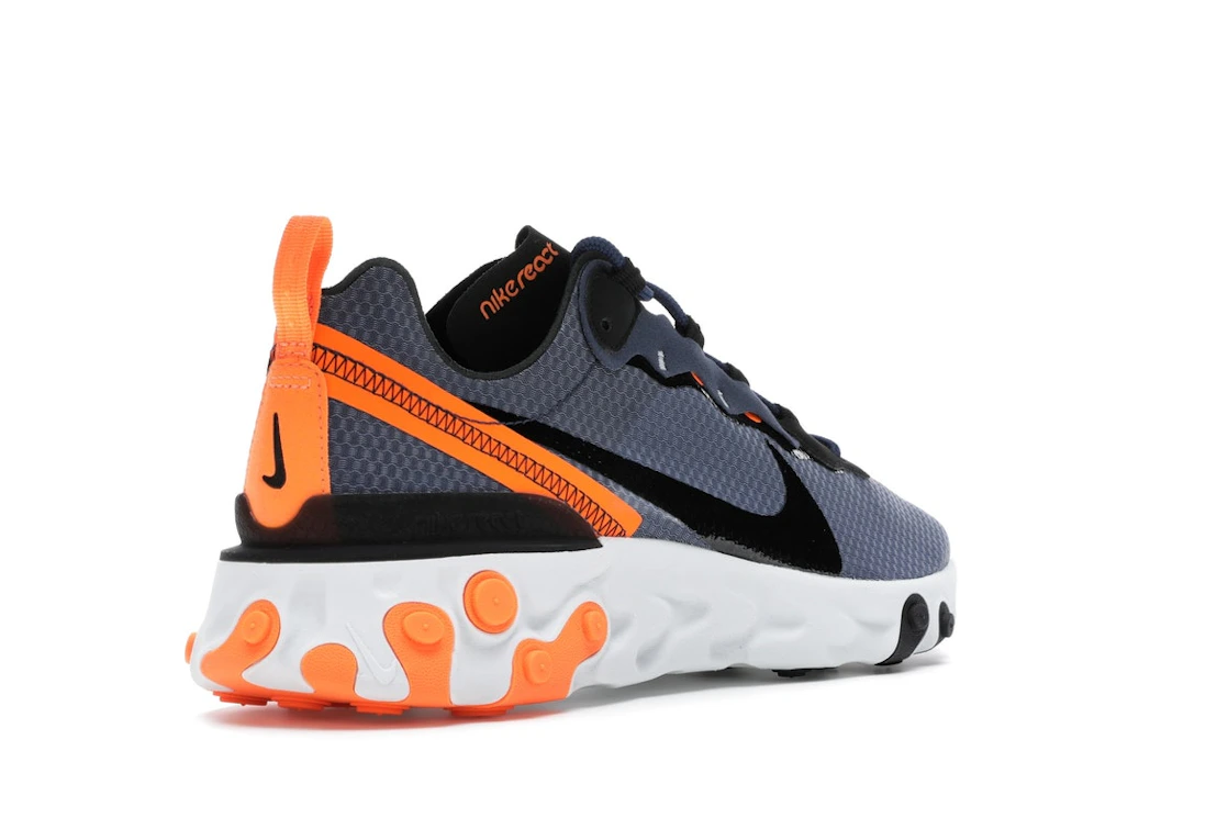 Vue 32 de Nike React Element 55 SE Midnight Navy Total Orange