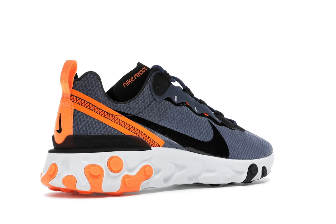 Vue 33 de Nike React Element 55 SE Midnight Navy Total Orange