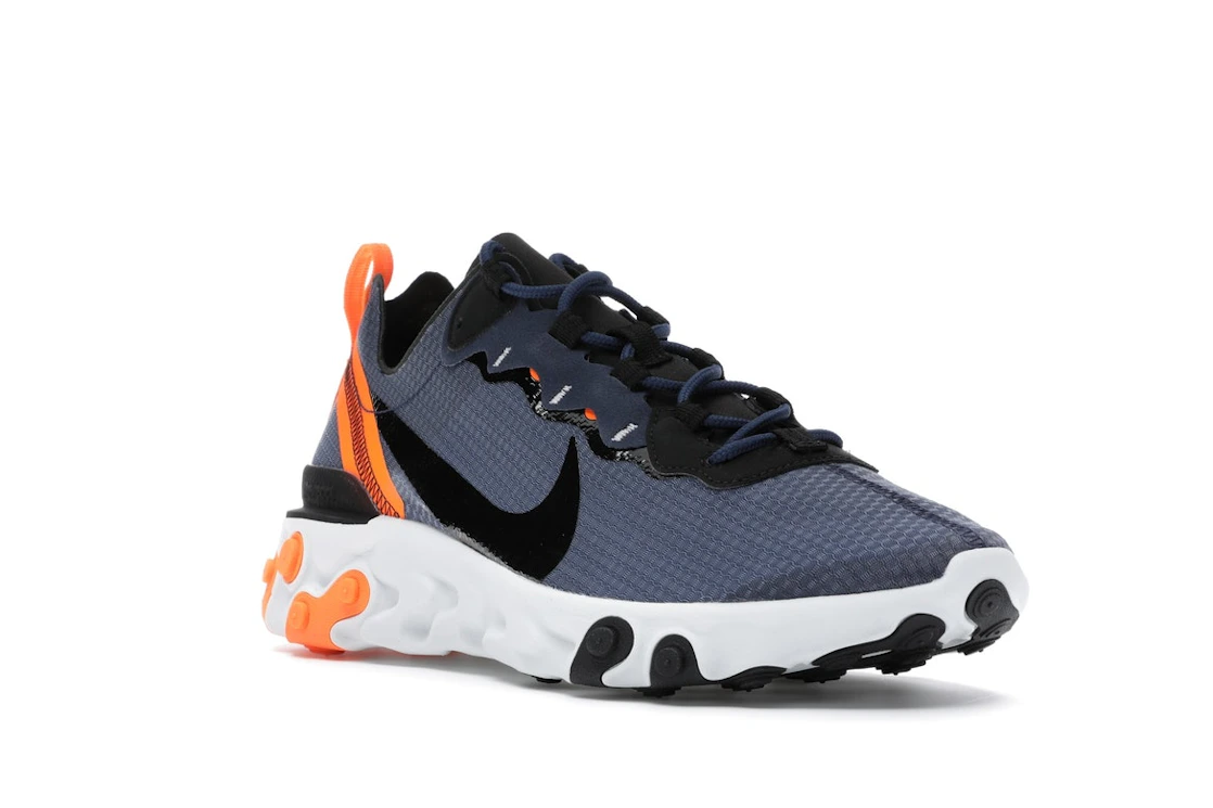 Vue 6 de Nike React Element 55 SE Midnight Navy Total Orange