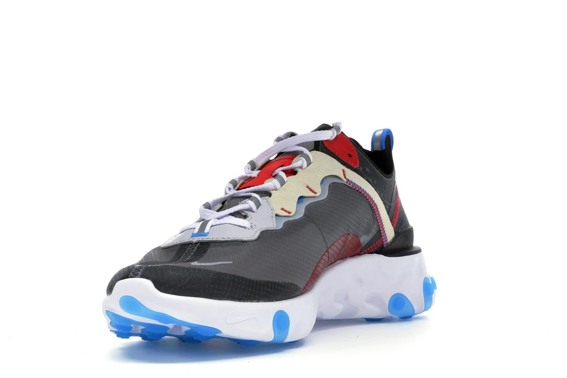 Vue 13 de Nike React Element 87 Dark Grey Photo Blue
