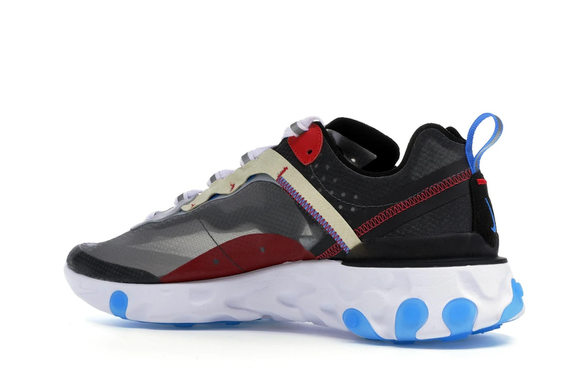 Vue 22 de Nike React Element 87 Dark Grey Photo Blue