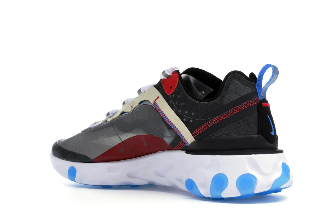 Vue 23 de Nike React Element 87 Dark Grey Photo Blue