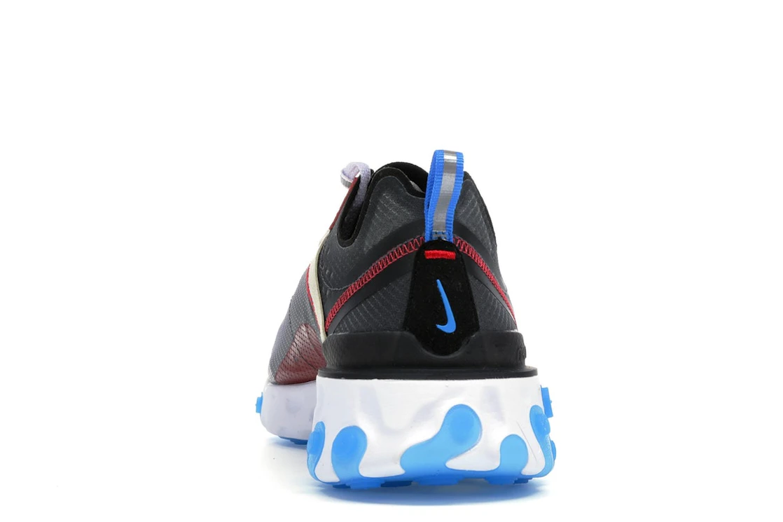 Vue 27 de Nike React Element 87 Dark Grey Photo Blue