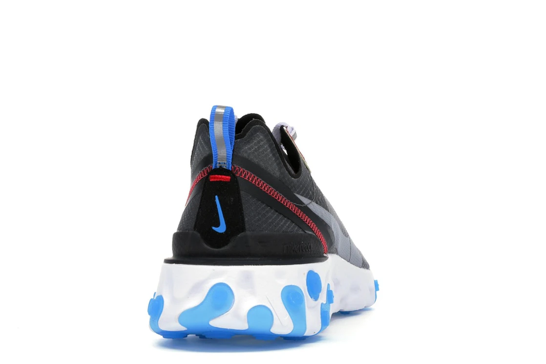 Vue 29 de Nike React Element 87 Dark Grey Photo Blue