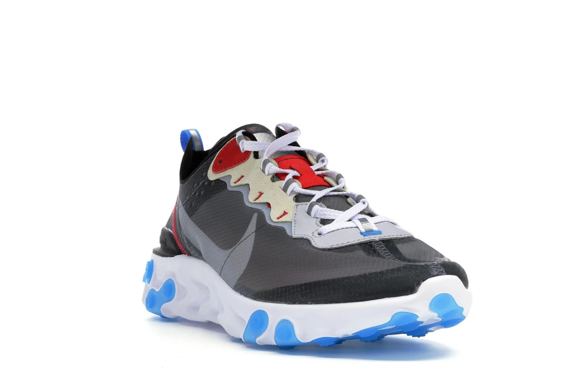 Vue 7 de Nike React Element 87 Dark Grey Photo Blue
