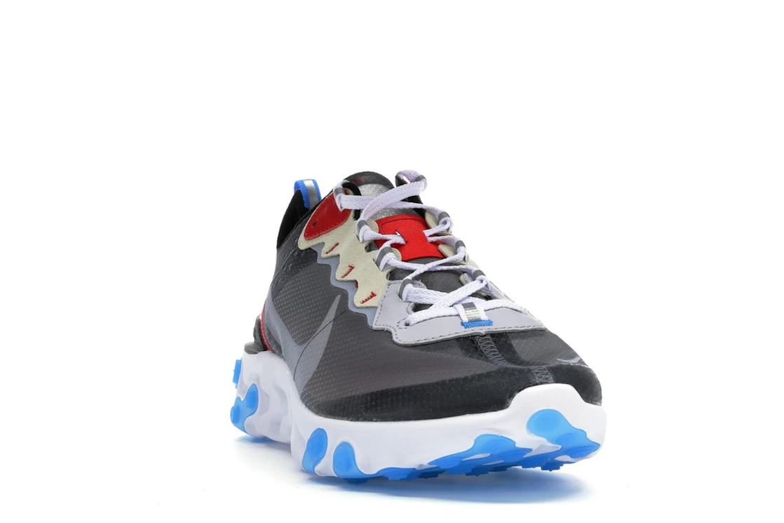 Vue 8 de Nike React Element 87 Dark Grey Photo Blue