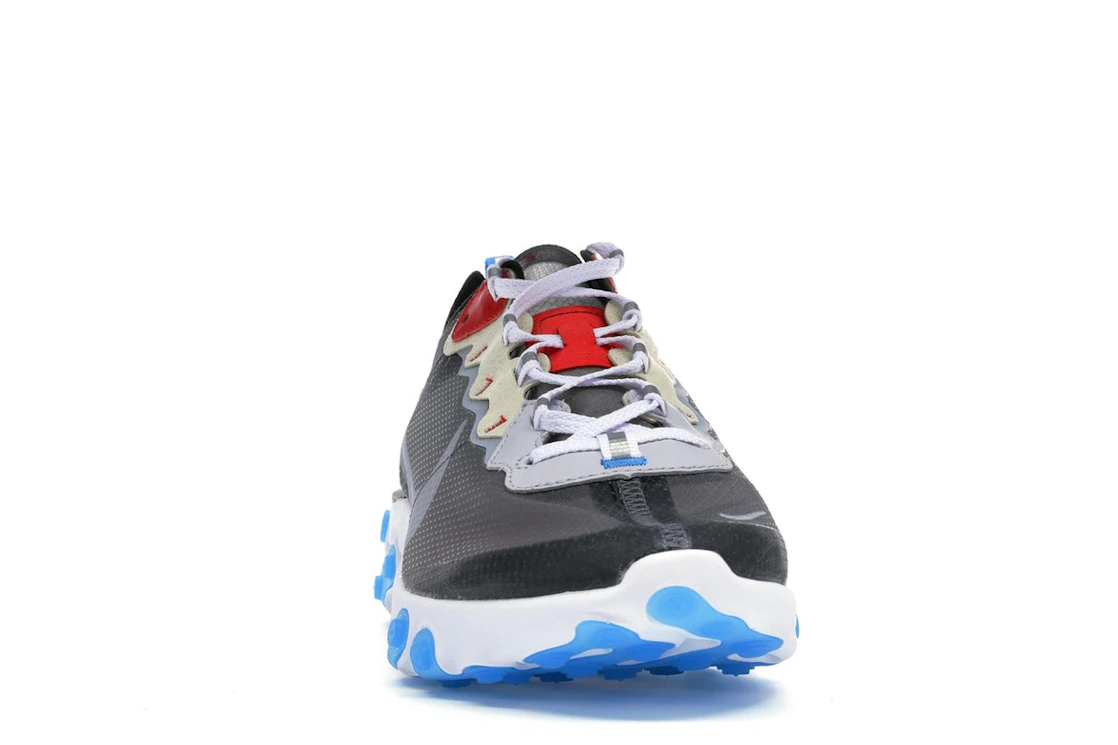 Vue 9 de Nike React Element 87 Dark Grey Photo Blue