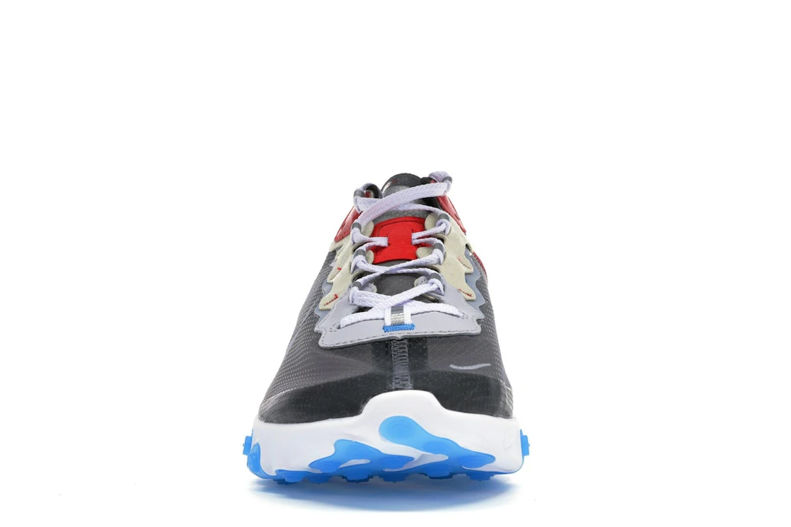 Vue 10 de Nike React Element 87 Dark Grey Photo Blue