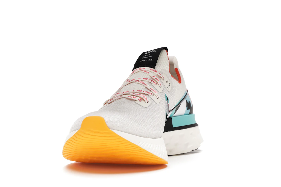 Vue 12 de Nike React Infinity Run Flyknit A.I.R Sail