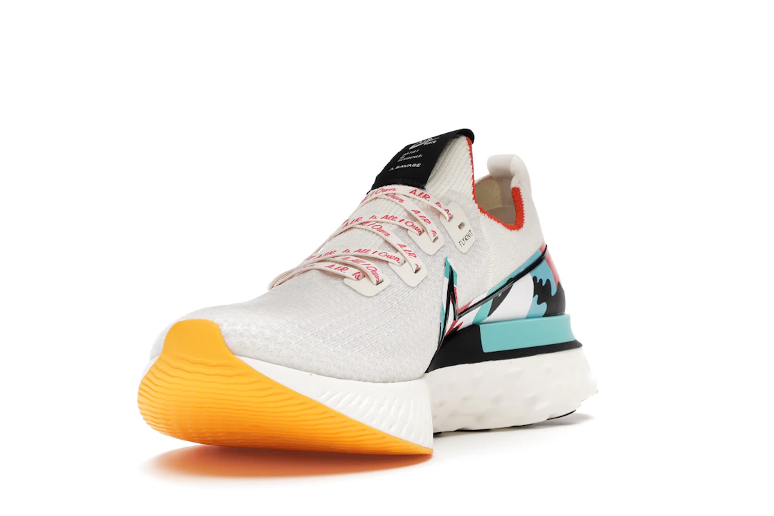 Vue 13 de Nike React Infinity Run Flyknit A.I.R Sail