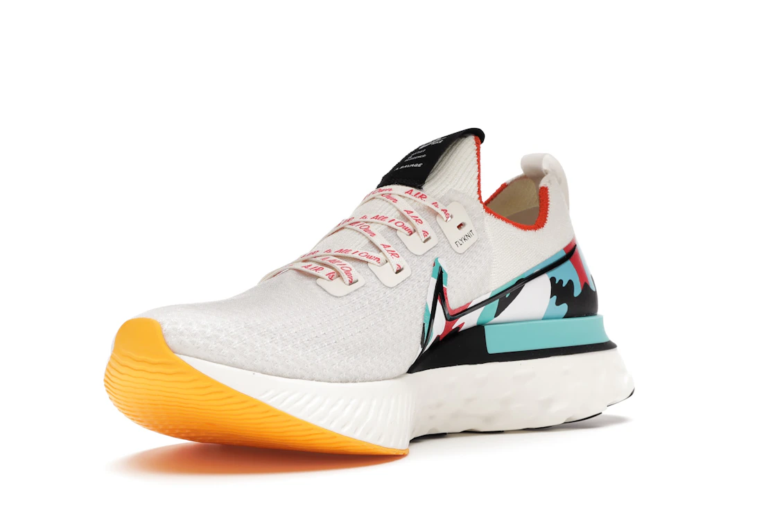 Vue 14 de Nike React Infinity Run Flyknit A.I.R Sail