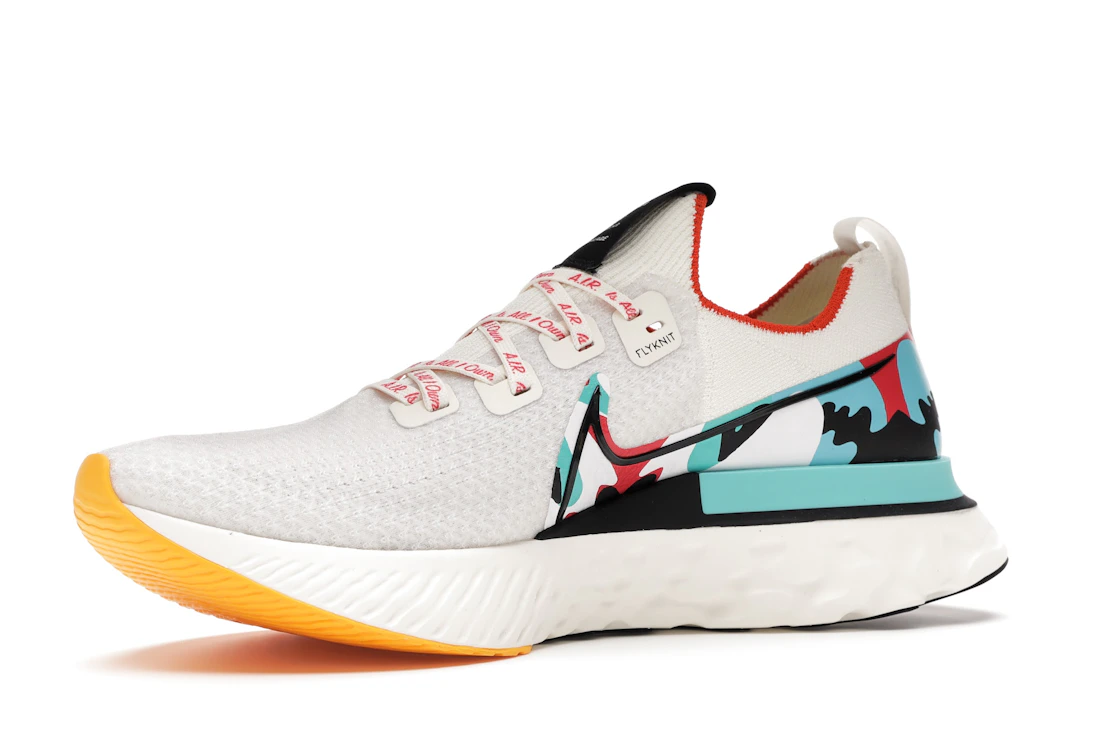 Vue 16 de Nike React Infinity Run Flyknit A.I.R Sail
