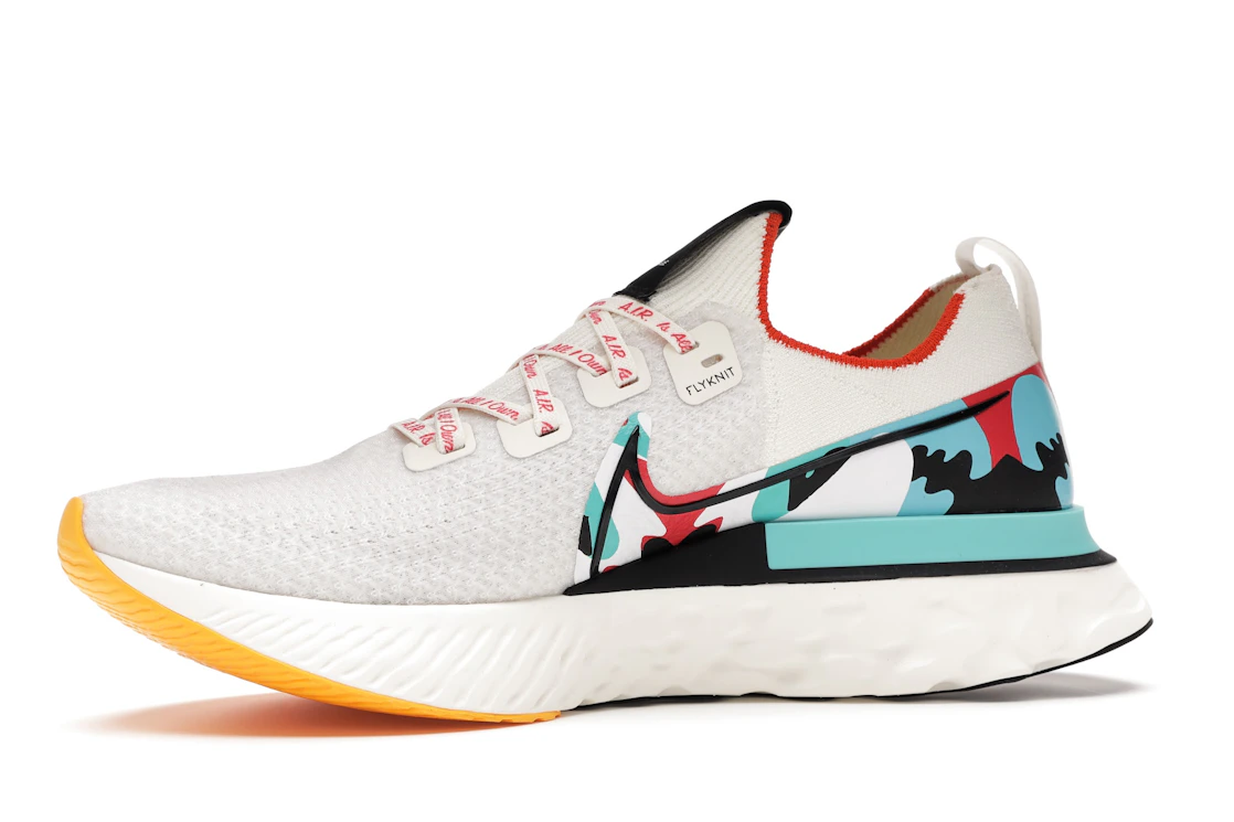 Vue 17 de Nike React Infinity Run Flyknit A.I.R Sail
