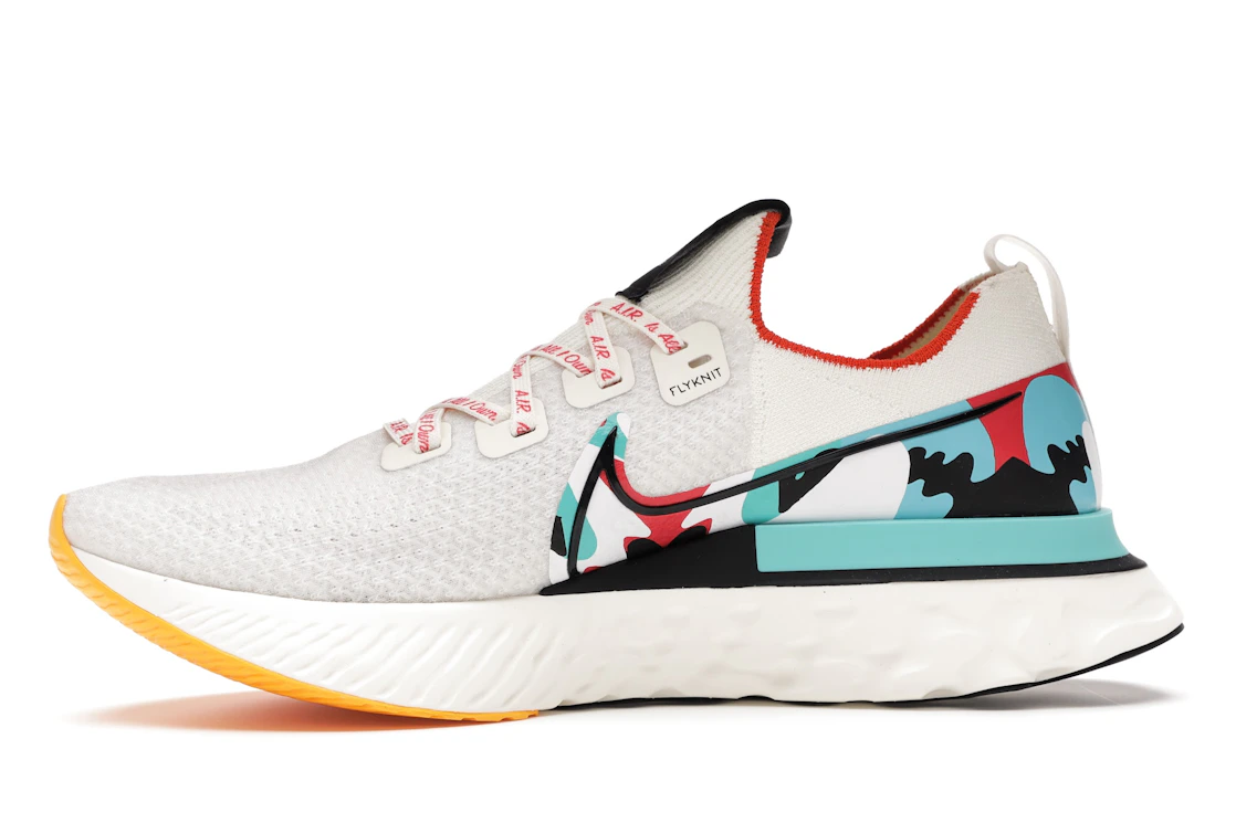 Vue 18 de Nike React Infinity Run Flyknit A.I.R Sail