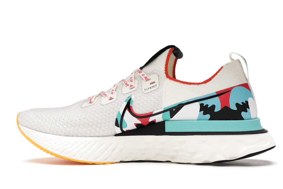 Vue 20 de Nike React Infinity Run Flyknit A.I.R Sail