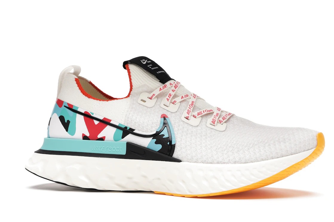 Vue 3 de Nike React Infinity Run Flyknit A.I.R Sail